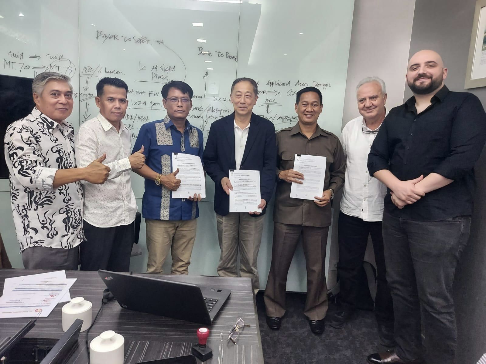 Executed agreement signing with counterparties